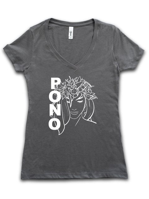 Honi Pua - Pono Haku Ladies Hawaiian T-Shirt