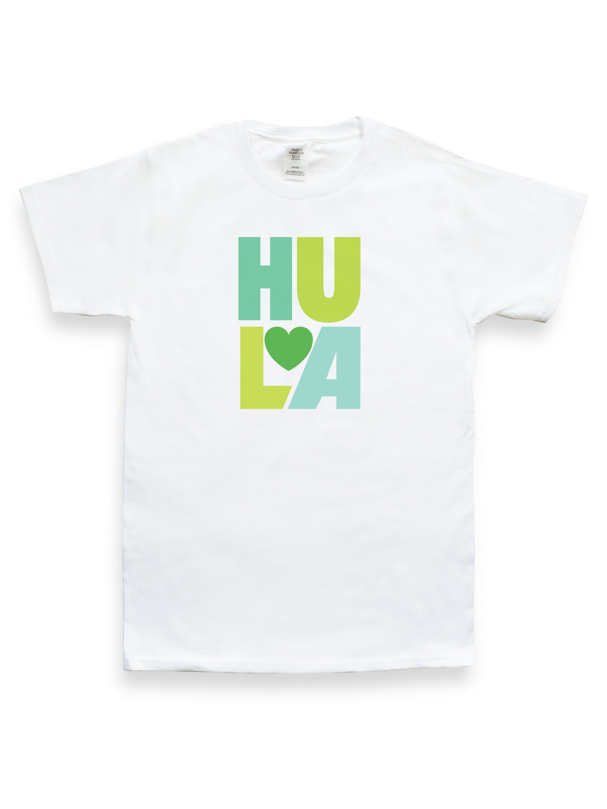 Honi Pua - HULA Heart Green Unisex Hawaiian T-Shirt