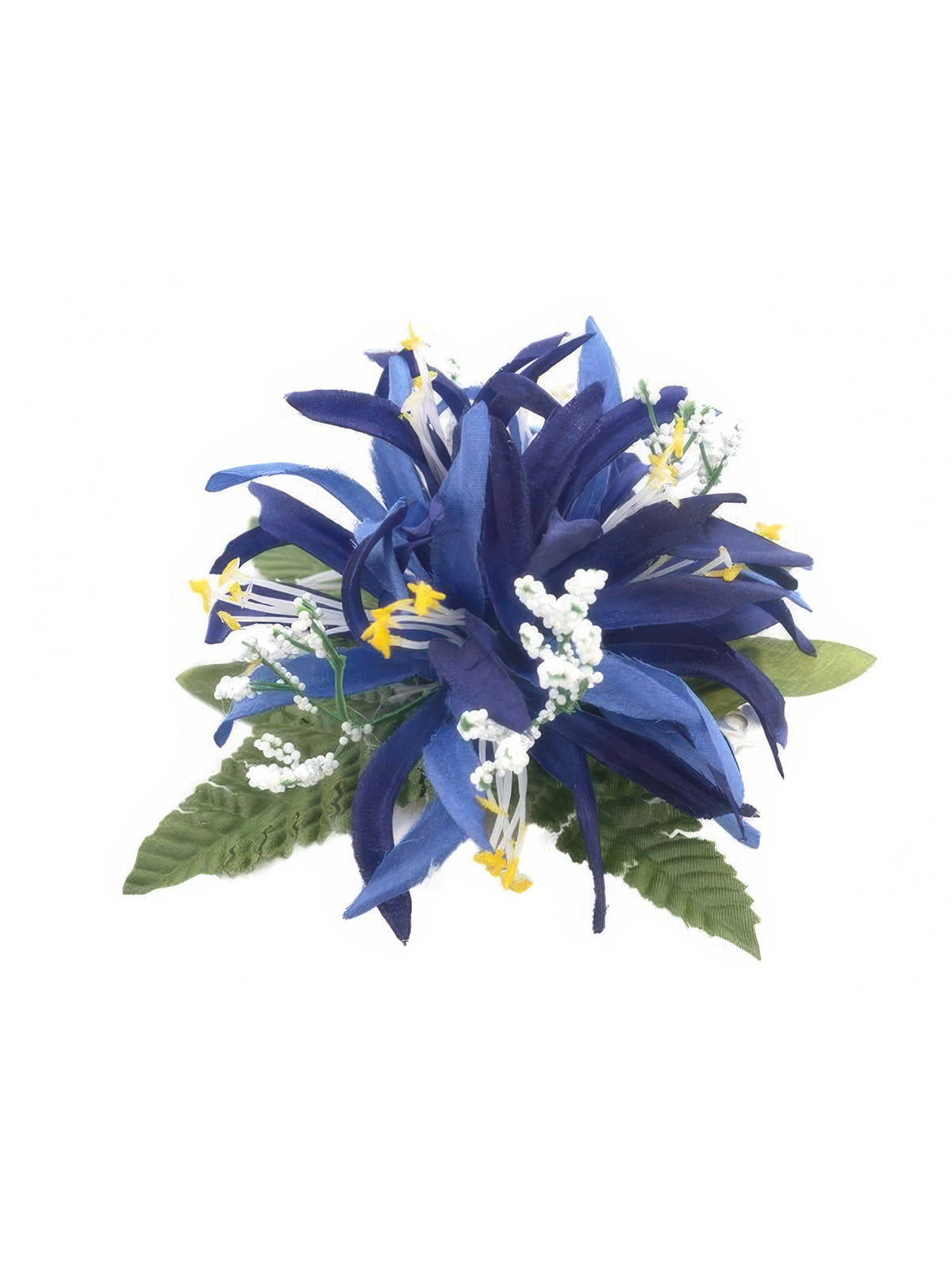 Ka Makani - Navy Blue Spider Lily Hair Clip 4"x 4.5"