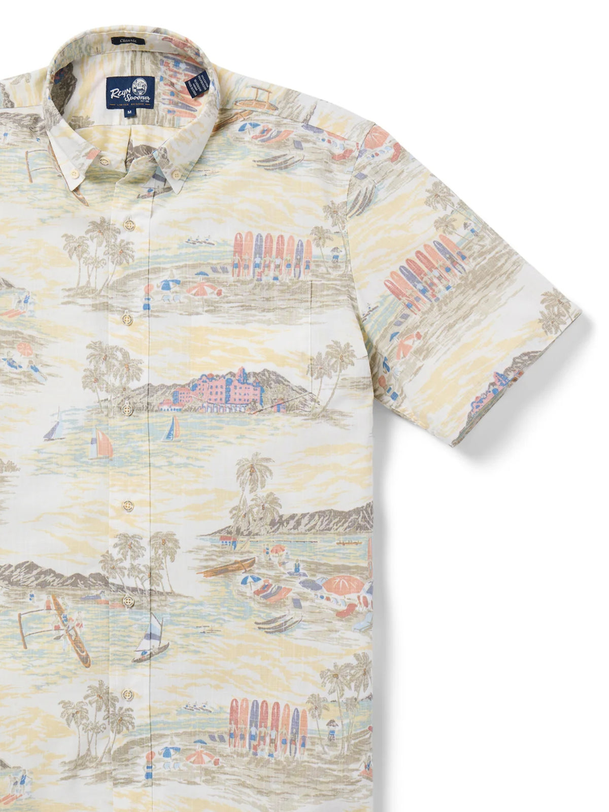 Reyn Spooner - Waikiki Nostalgia Sunset Spooner Kloth Men's Hawaiian Shirt Classic Fit
