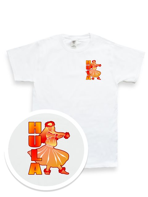 Honi Pua - Hula Dancer Unisex Hawaiian T-Shirt