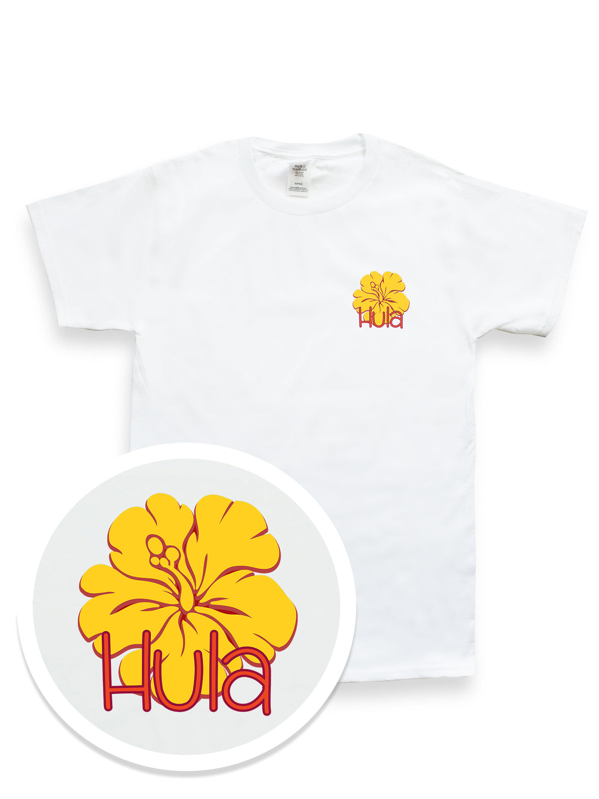 Honi Pua - Hibiscus HULA Mini Unisex Hawaiian T-Shirt