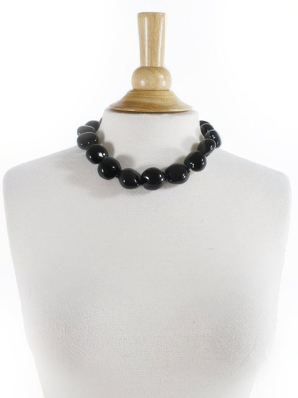 Ka Makani - Black Kukui Nut Choker