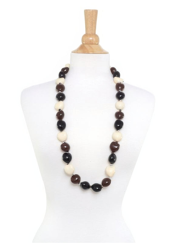 Ka Makani - Multi Color Painted Kukui Nut Lei
