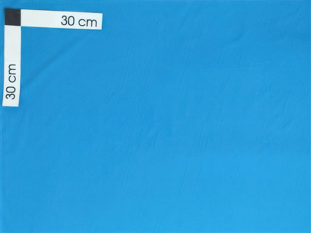 Ka Makani - Solid Cyan Poly Cotton Fabric for Hula Pa'u Skirts