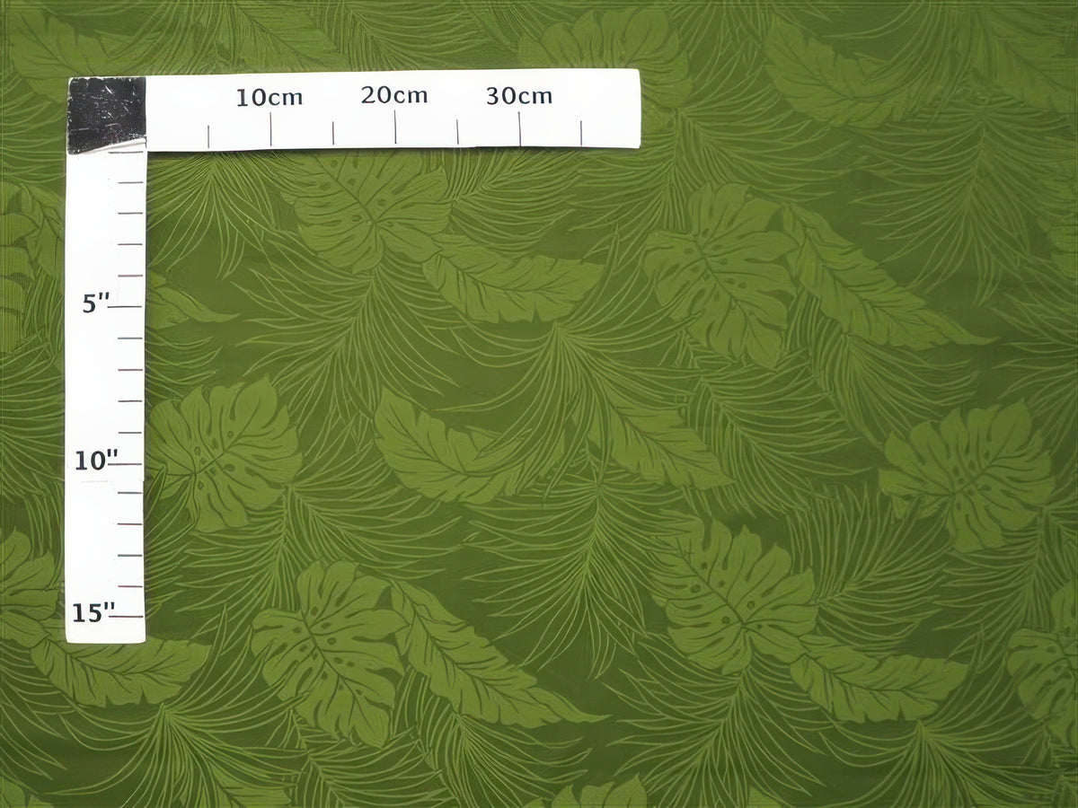Ka Makani - Monstera Fern Poly Cotton Hawaiian Fabric - LMH-04-331