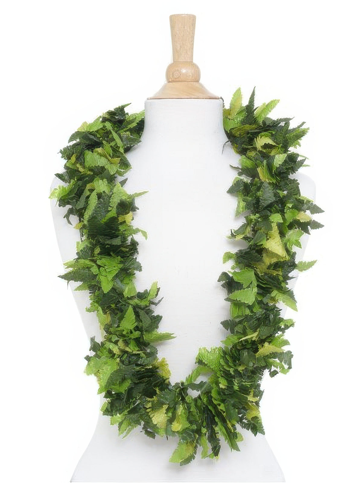 Ka Makani - 2-tones Green Kupukupu Fern Double Lei