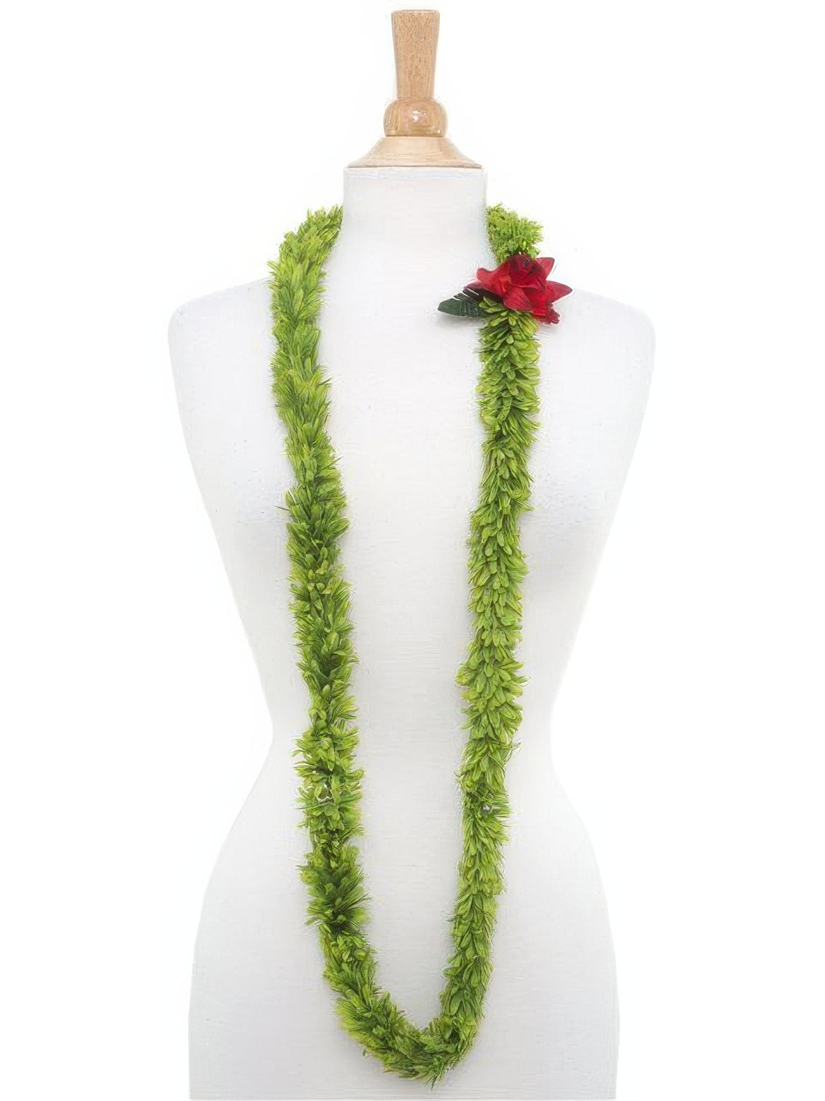 Ka Makani - Green Rose Double Long Lei