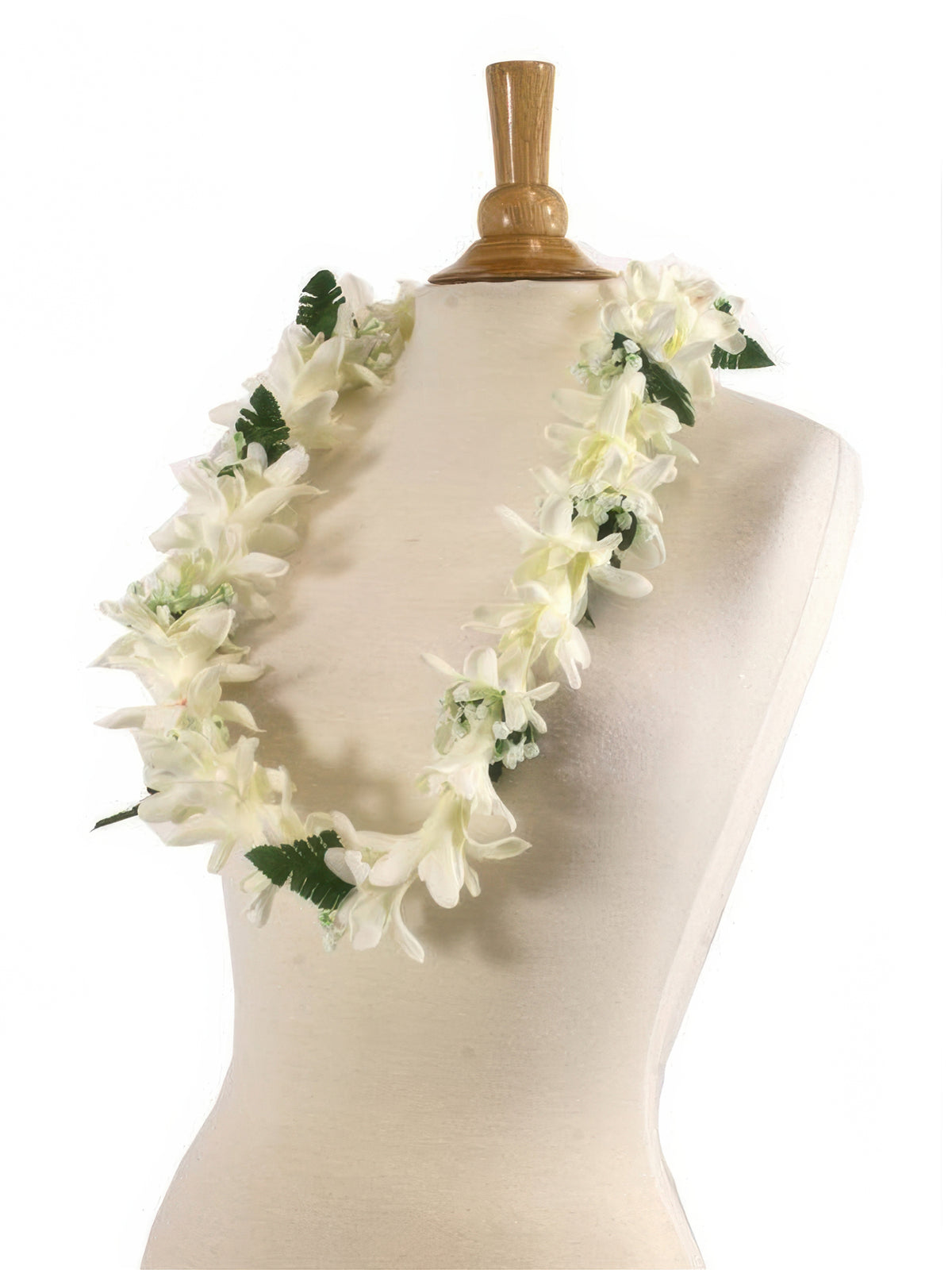 Ka Makani - Cream Island Tuberose with Blossom Fern Lei