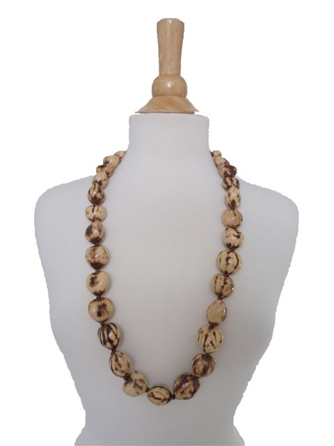 Ka Makani - Marble Brown Kukui Nut Lei