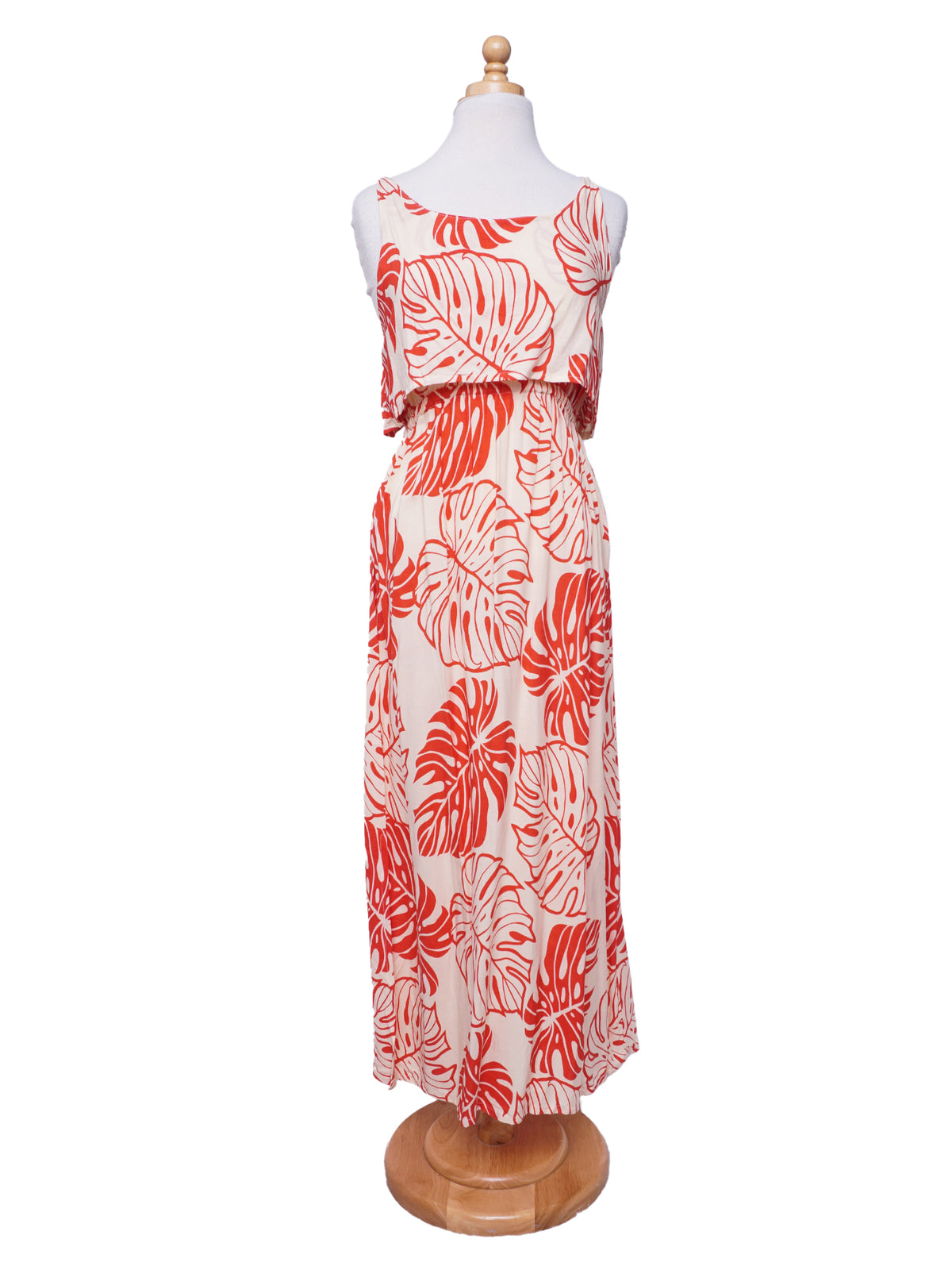 cocktail dresses honolulu Honolulu Halter Tropical Print Maxi Dress in Cream/Pistachio