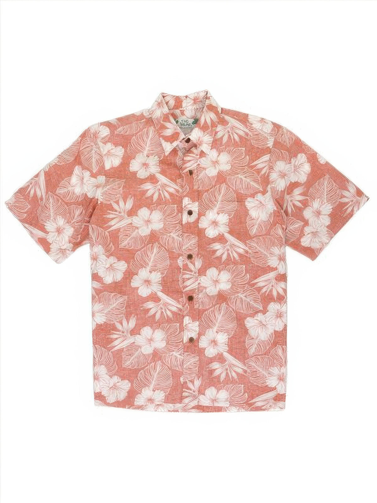 Two Palms - Molokai Coral Cotton Men's Reverse Printing Hawaiian Shirt