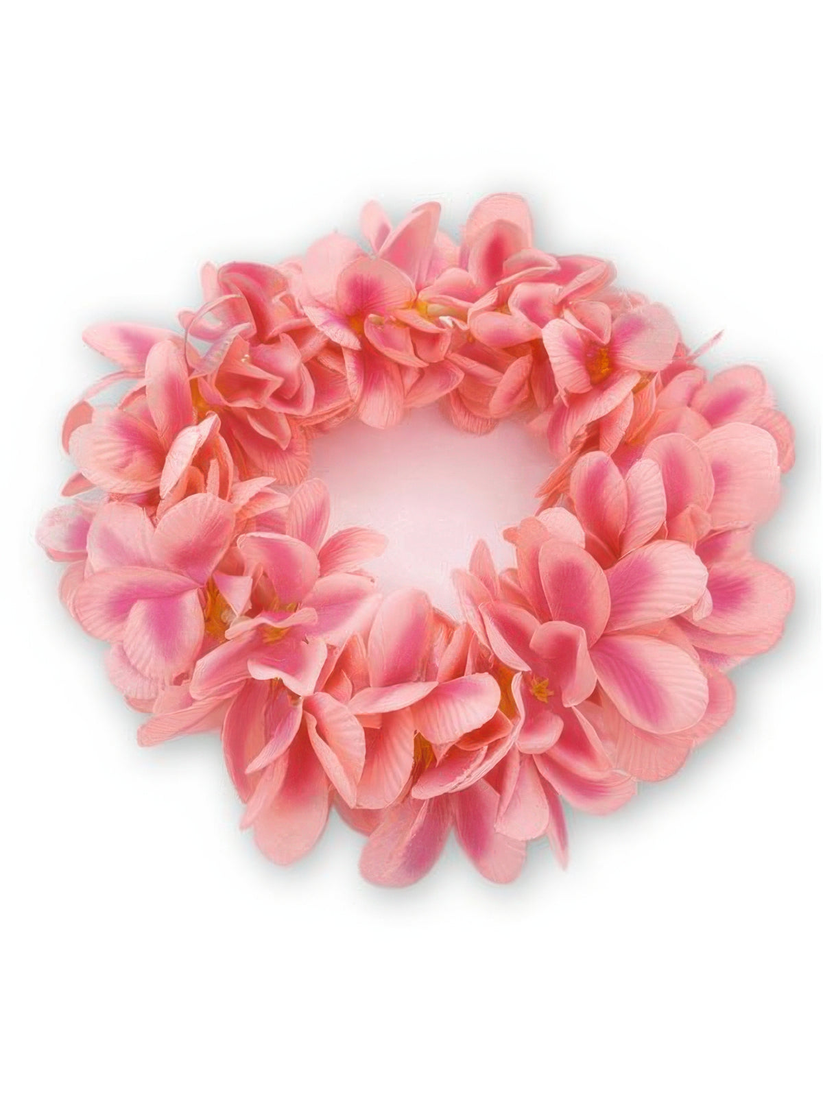 Ka Makani - Peach Aloha Plumeria Double Headband (Haku Lei)