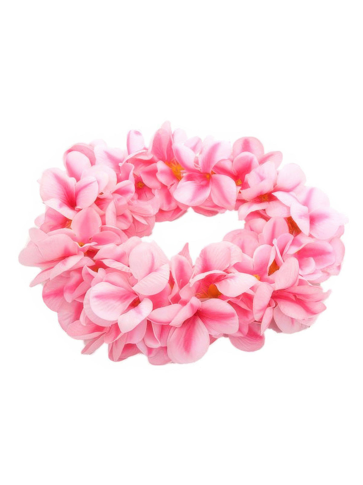 Ka Makani - Pink Aloha Plumeria Double Headband (Haku Lei)
