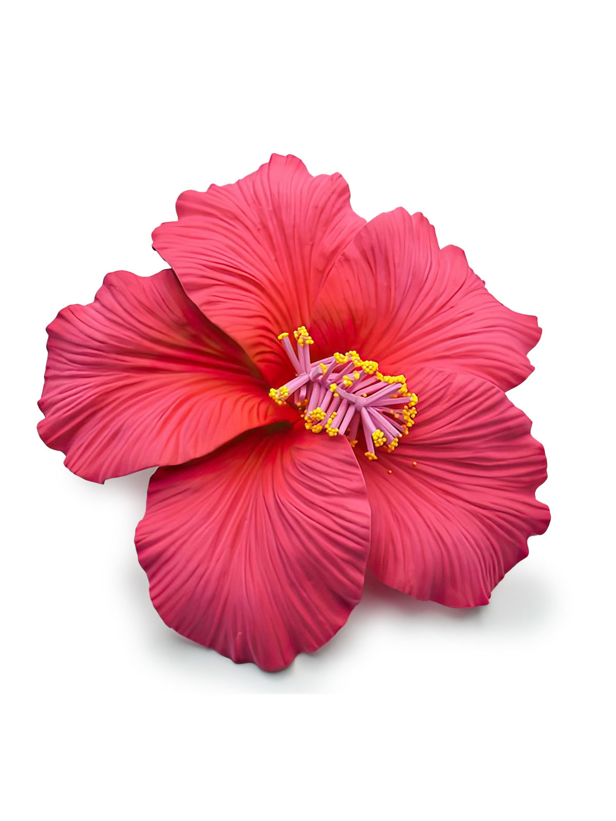 Ka Makani - Hot Pink Jumbo Hibiscus Hair Stem 6.5"