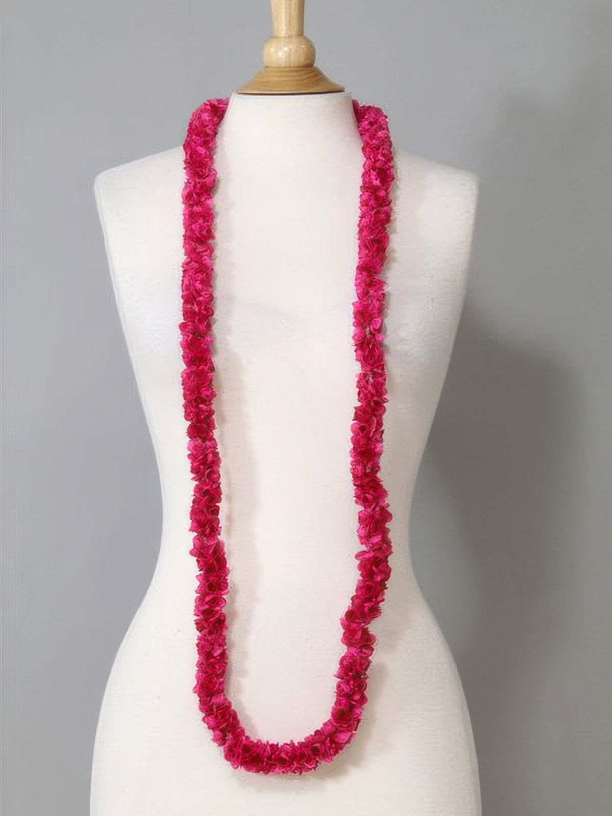 Ka Makani - Cherry Double Pikake Long Lei