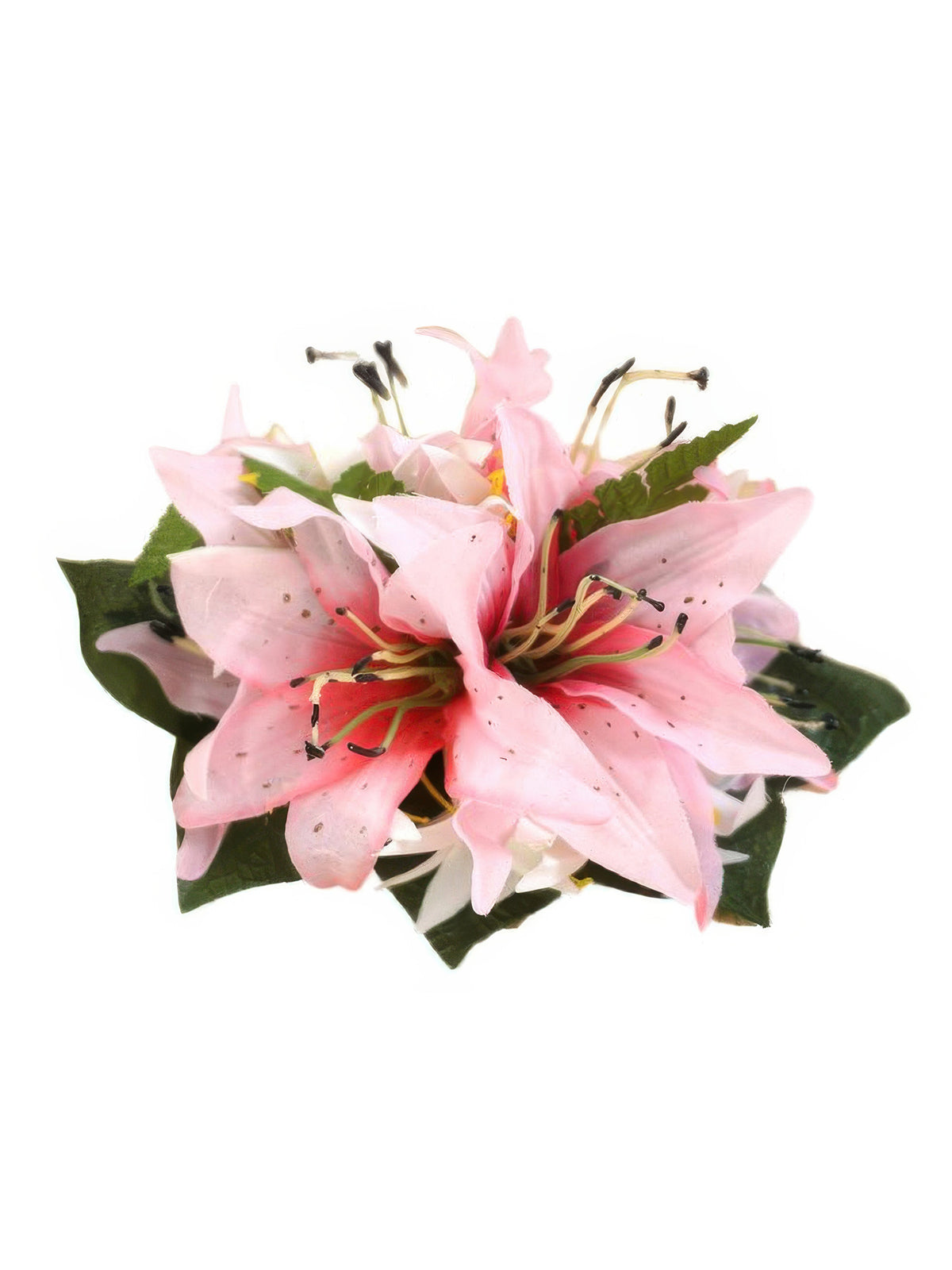 Ka Makani - Pink Tiger Lily with Spider Lily Hair Clip 7"x5.5"