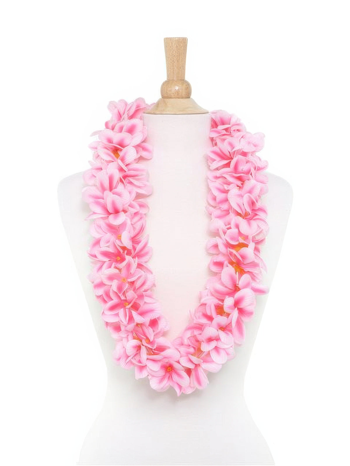 Ka Makani - Pink Aloha Plumeria Double Lei