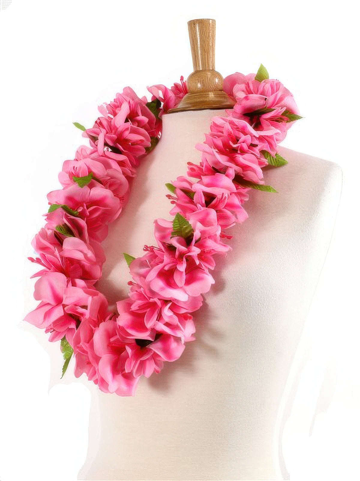 Ka Makani - Pink New Lily with Fern Premium Lei