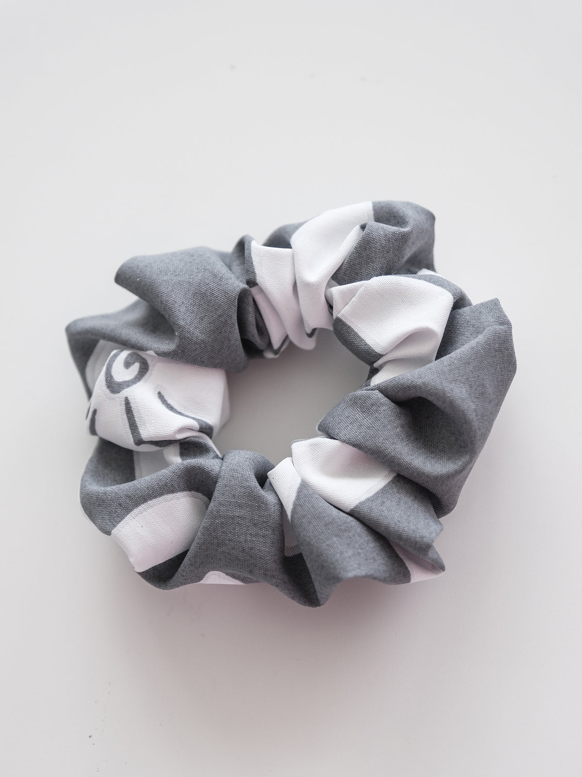 Ka Makani - Tribal Tiare Gray Scrunchie