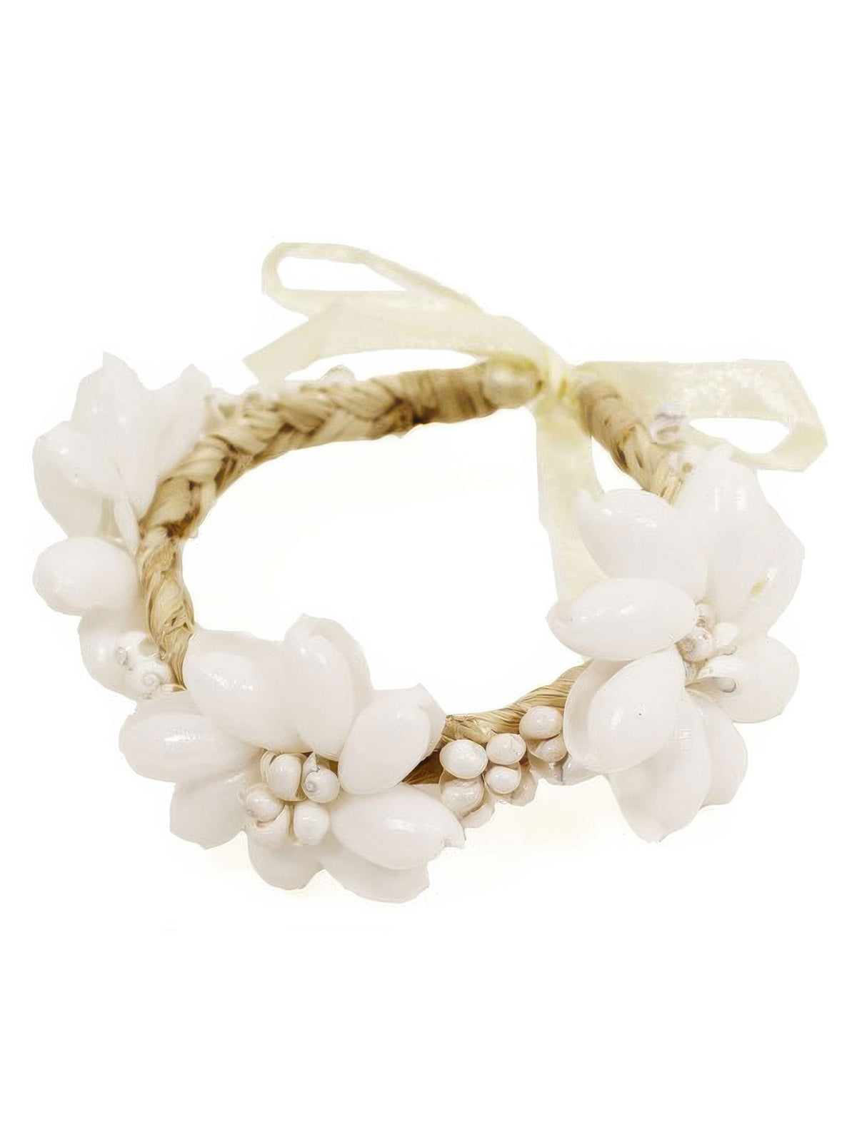 Ka Makani - White Tiare Shell Bracelet