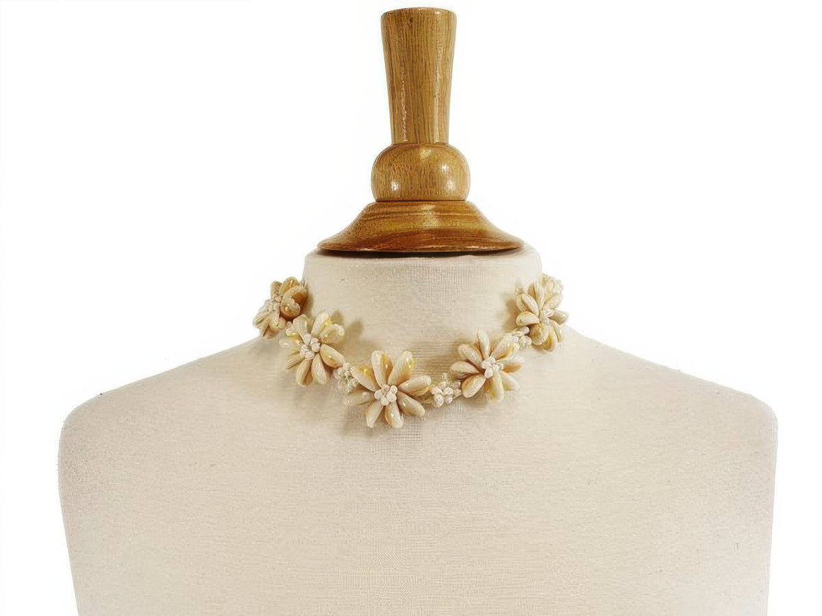 Ka Makani - Natural Tiare Shell Necklace