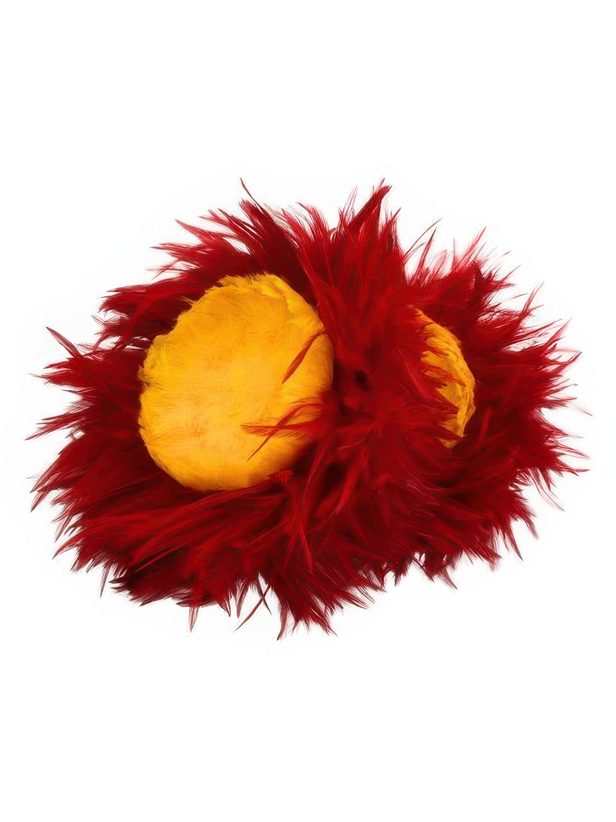 Uli`Uli Feather Cap (Spiky Feather) Red/Yellow