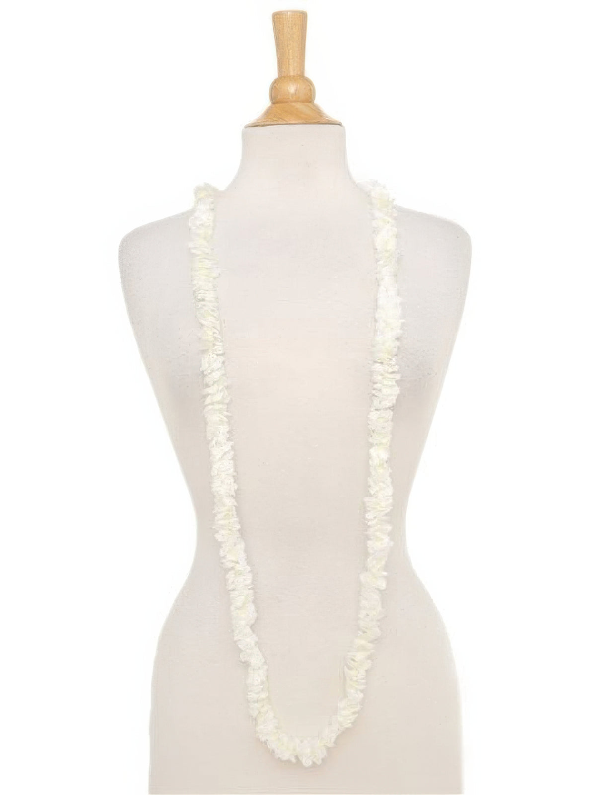 Ka Makani - White Pikake Single Long Lei 61"