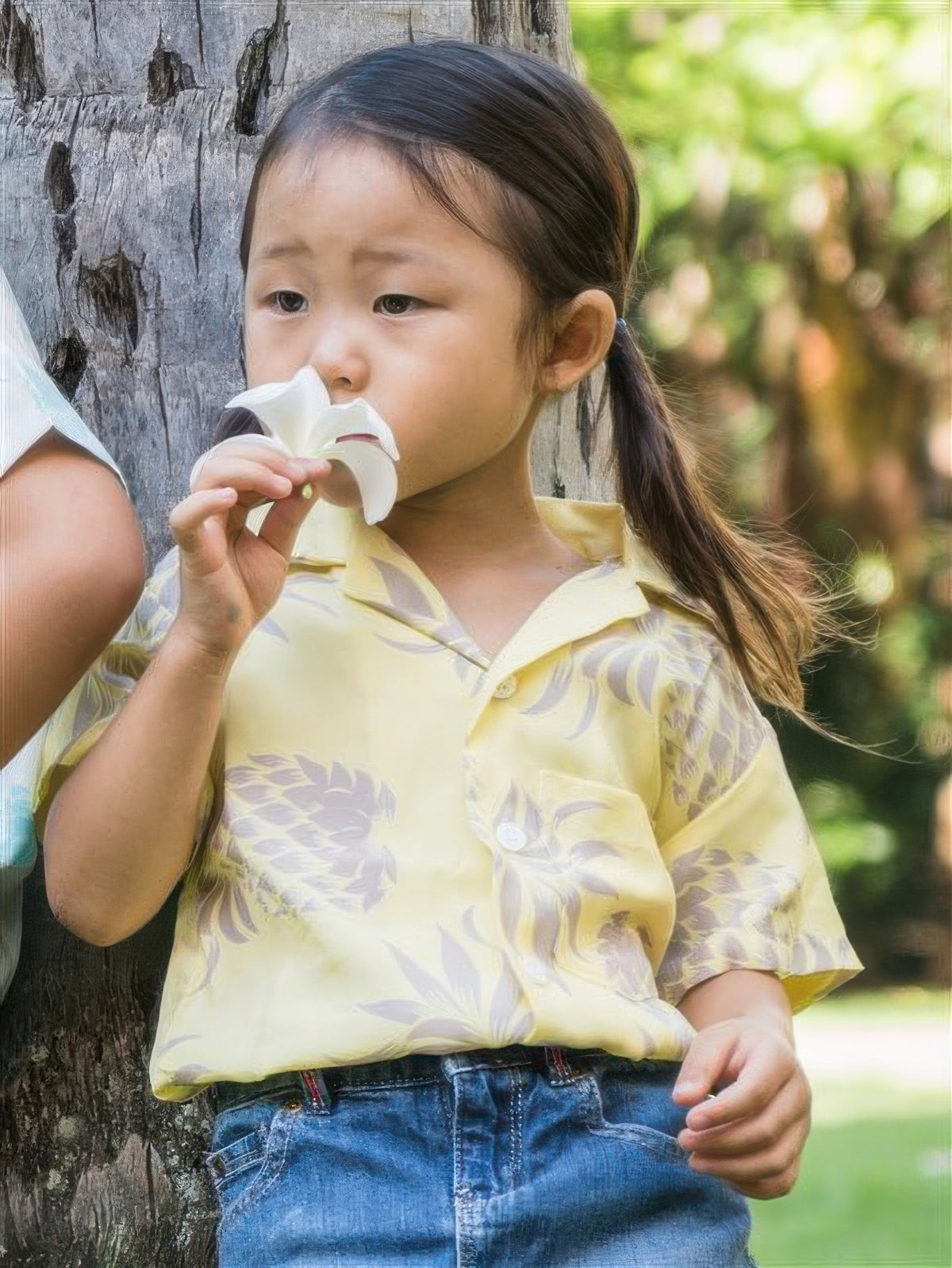 Kona Bay - Kids Aloha Shirt [Pineapple / Yellow / Rayon]